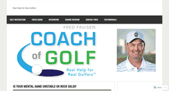 Desktop Screenshot of coachofgolf.com