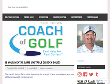 Tablet Screenshot of coachofgolf.com